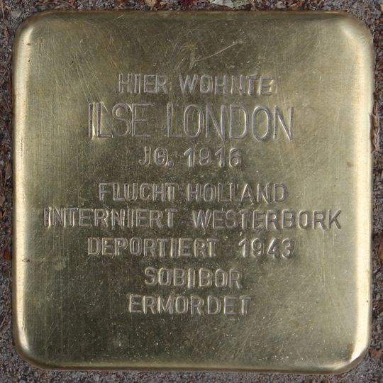 Stolperstein en memoria de Ilse London