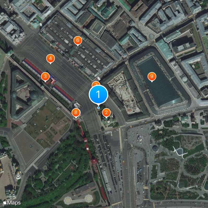 Pamjatnik Mininoe i Pozjarskomoe Kaart