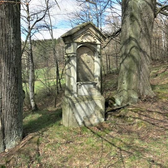 Kaplička II. zastavení křížové cesty u Velkého Šenova