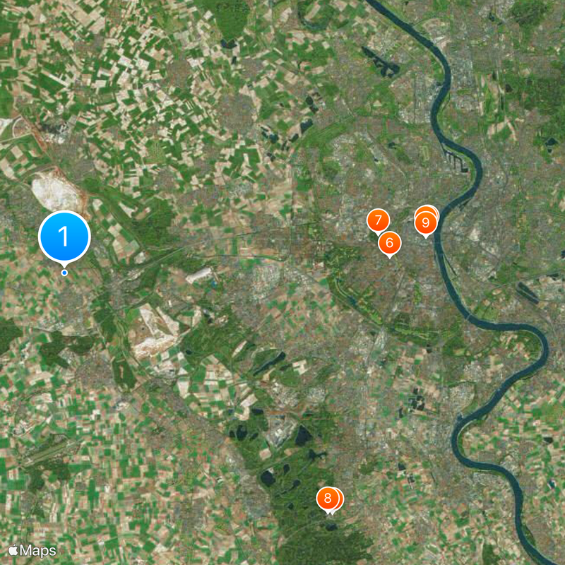 Arrondissement de Rhin-Erft Carte