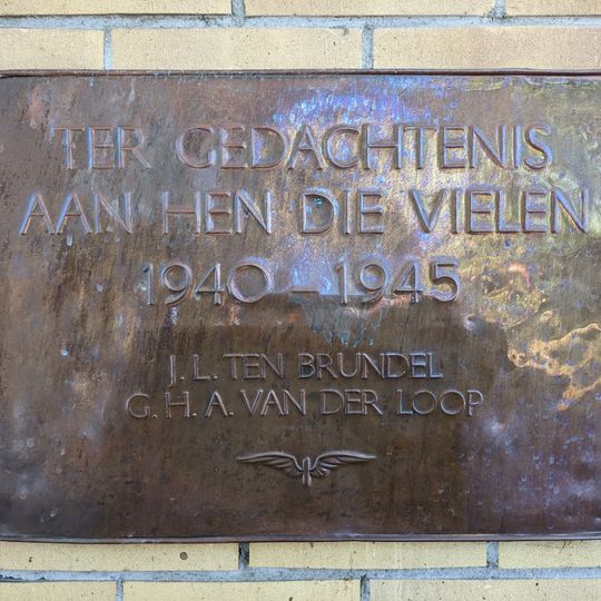 Plaquette in het NS-station