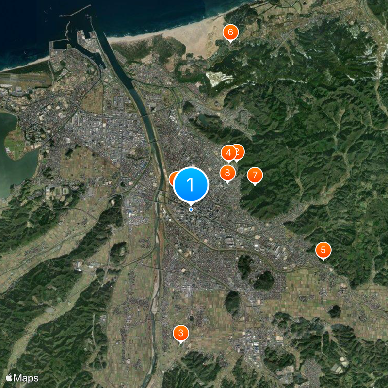 Tottori Station Map