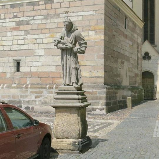 Statue of Francis of Assisi in Žatec