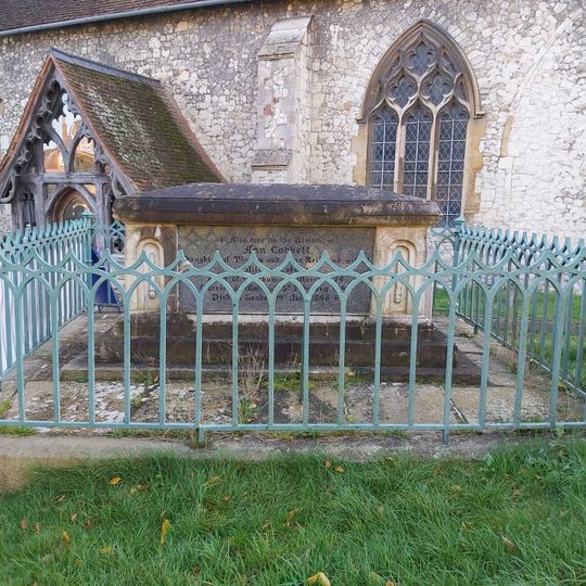 Cobbett Chest Tomb And Area Railings Immediately North Of Church Of St Andrew