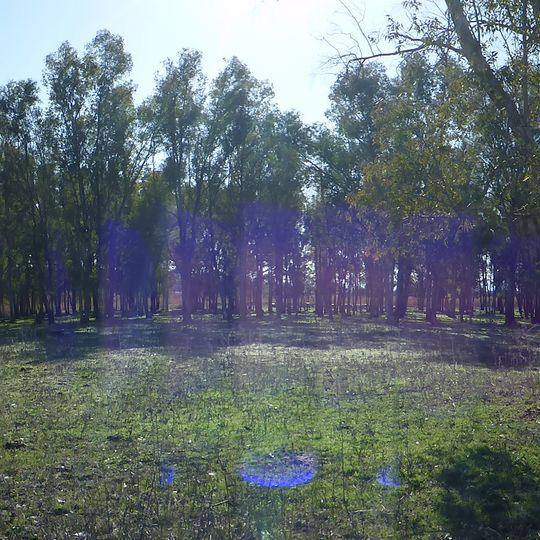 Puente de los Veintiún Ojos sobre el embalse de Bornos
