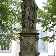 Johann-Georg-Denkmal; Marktbrunnen Fleischmarkt