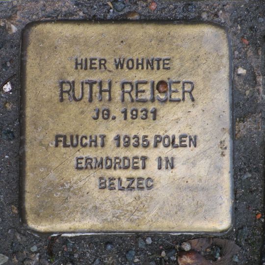 Stolperstein à la mémoire de Ruth Reiser