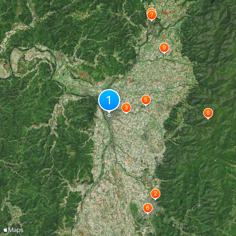 Ōmagari Map