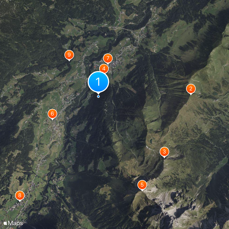 Riezlern Map