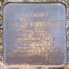 Stolperstein dedicated to Louis Dormitzer