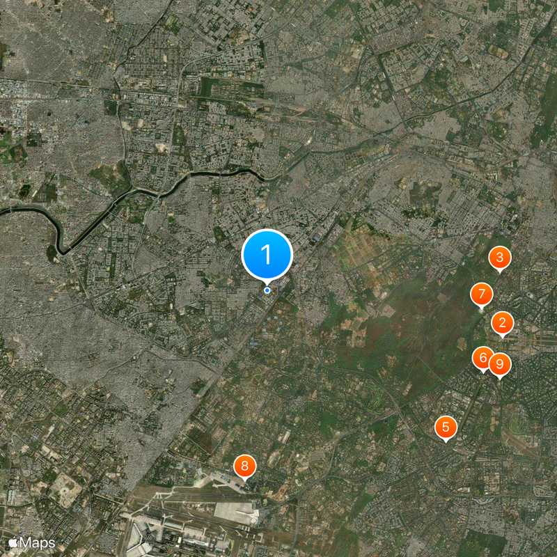 Mayapuri Map