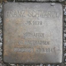 Stolperstein dedicated to Franz Schwarzl