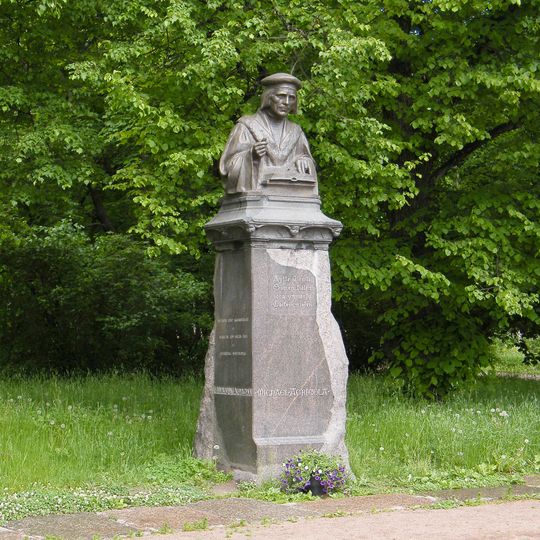 Mikael Agricola bust by Emil Wikström