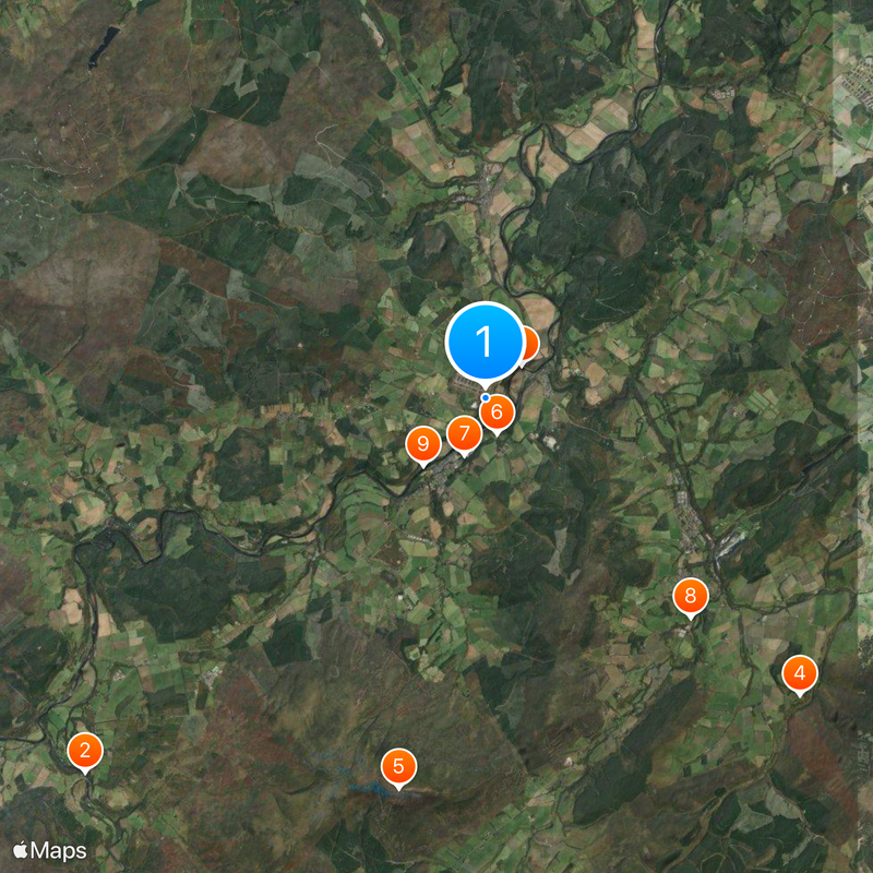 The Macallan distillery Map
