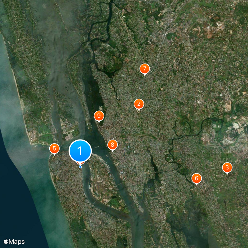 Paradesi Synagogue Kaart