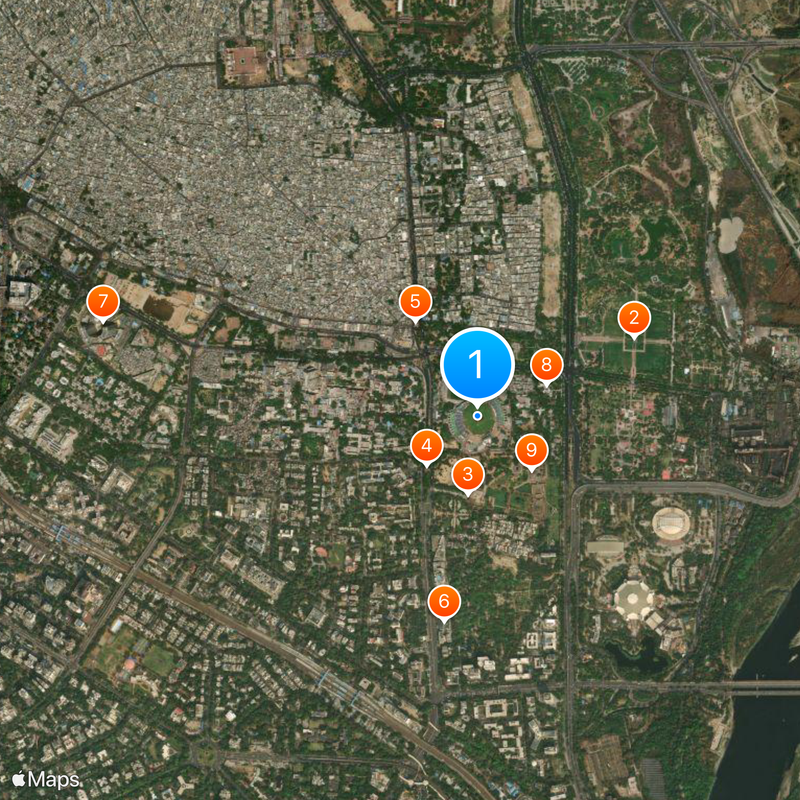 Arun Jaitley Cricket Stadium Map