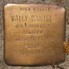 Stolperstein dedicated to Wally Daniel