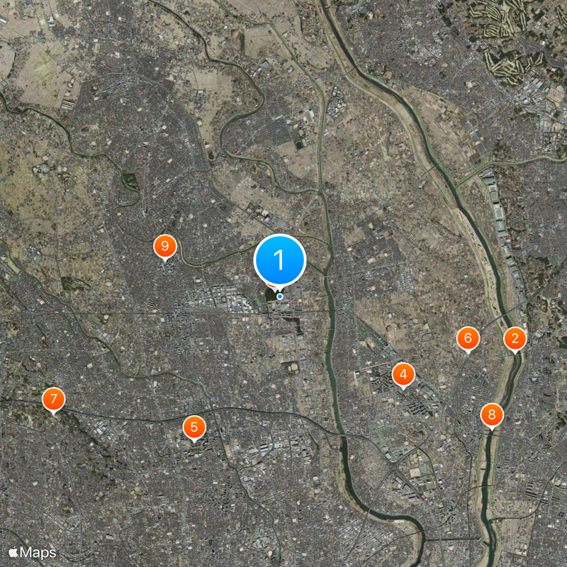 Koshigaya Laketown Map