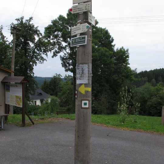 Rozcestník Modletín