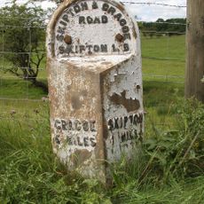 Milestone, Grassington Road, 400m N of Skipton by-pass