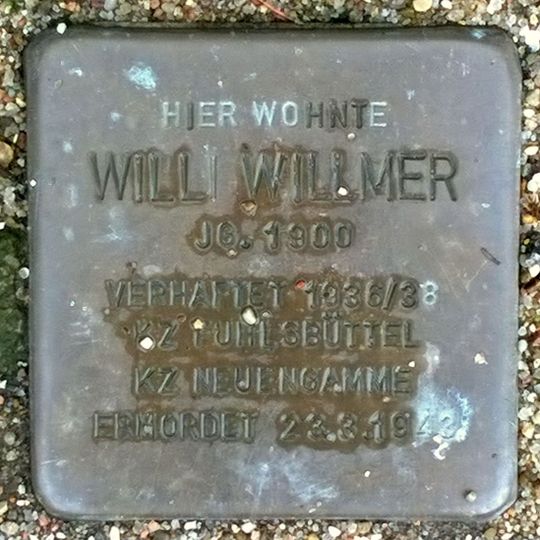 Stolperstein für Willi Willmer
