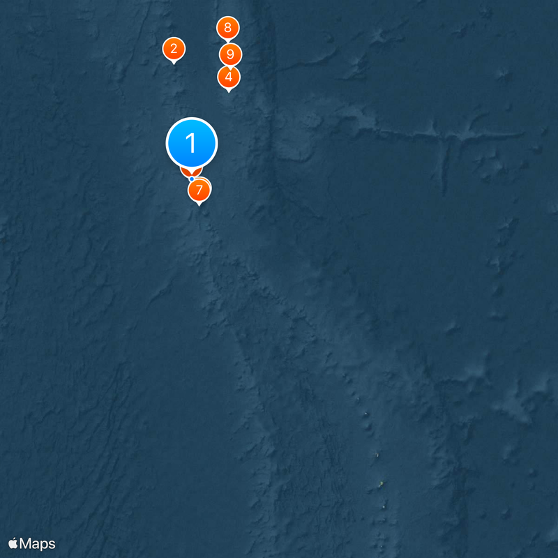 Volcano Islands Map
