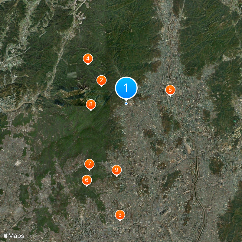 April 19th National Cemetery Station Map