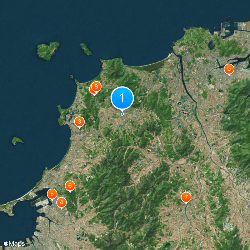 Tokai University Fukuoka Senior High School Map