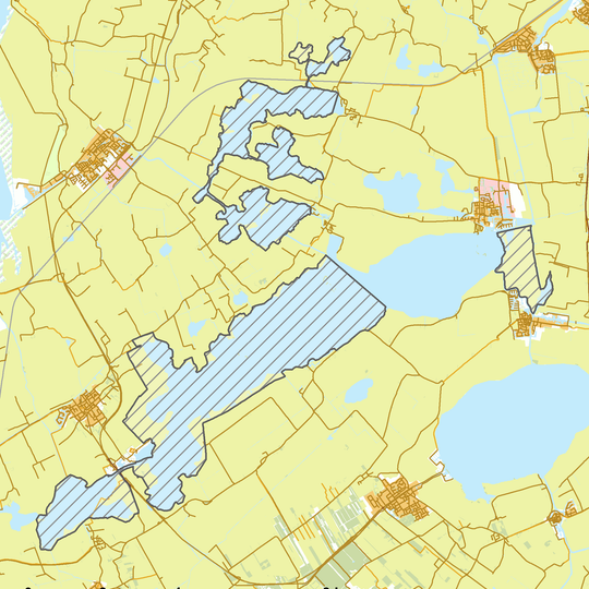Oudegaasterbrekken, Fluessen en omgeving
