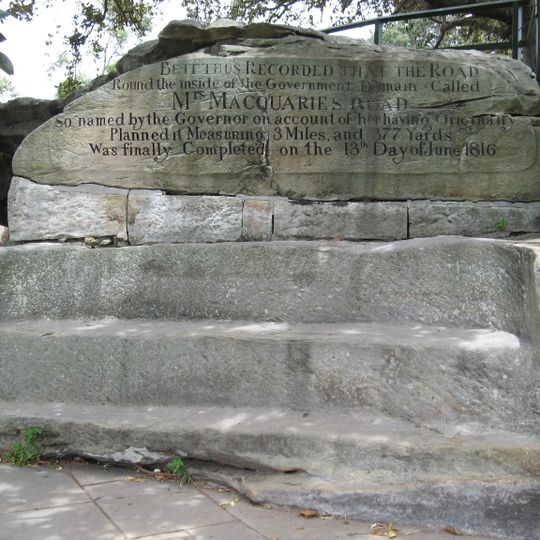 Mrs Macquarie’s Chair