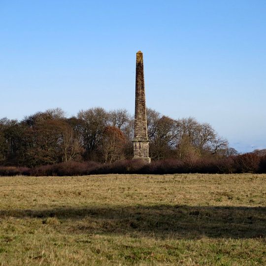 Obelisk 900 Metres South South West Of Seaton Delaval Hall