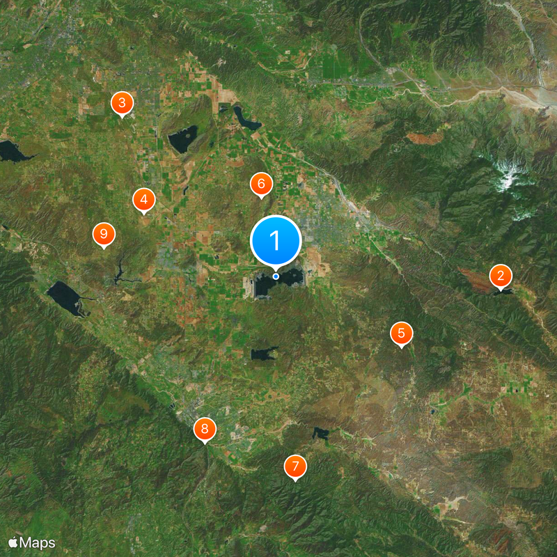 Diamond Valley Lake Mappa