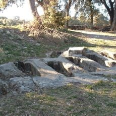 Cimetière rupestre de moines de Ganagobie