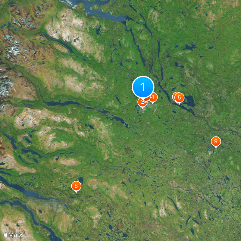 Kiruna Mine Map