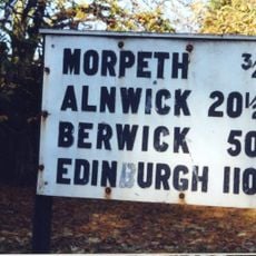 Sign board, jct with St Mary's Road