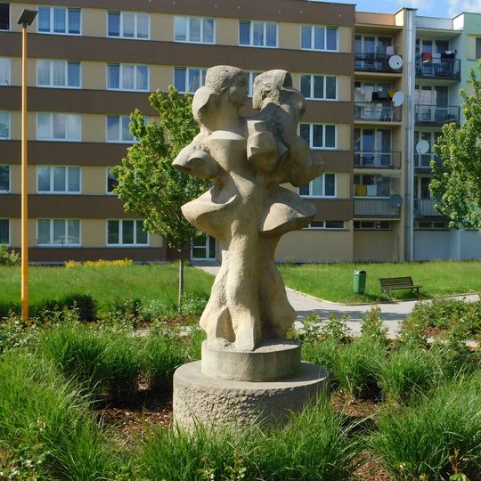 Socha matky s dítětem v Humpolci