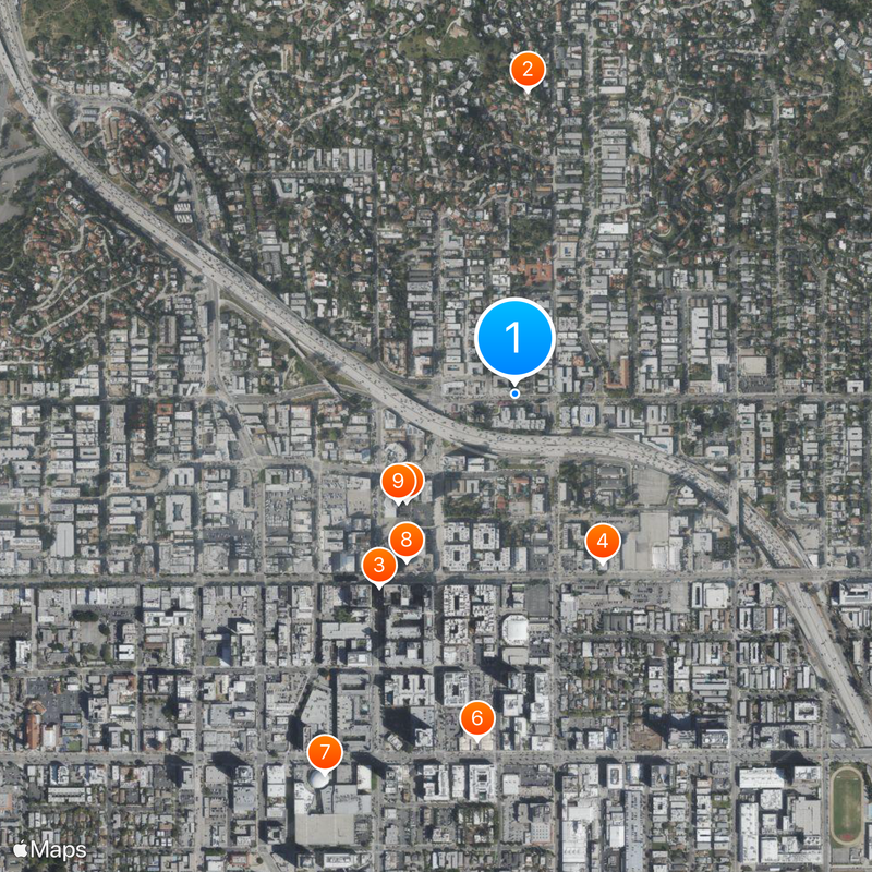 Hollywood Tower Karte