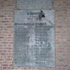 Commemorative plaque