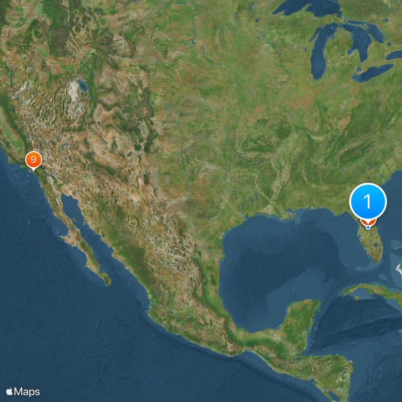 20,000 Leagues Under the Sea: Submarine Voyage Mapa