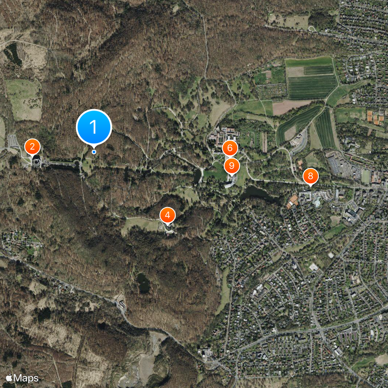 Bergpark Wilhelmshöhe Carte