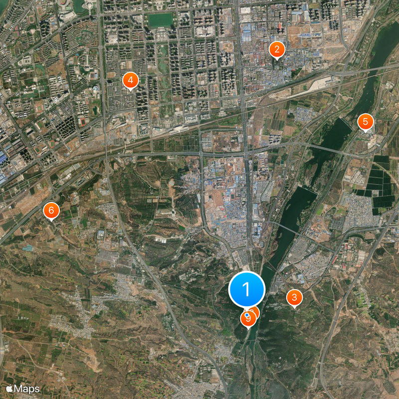 Grutas de Longmen Mapa