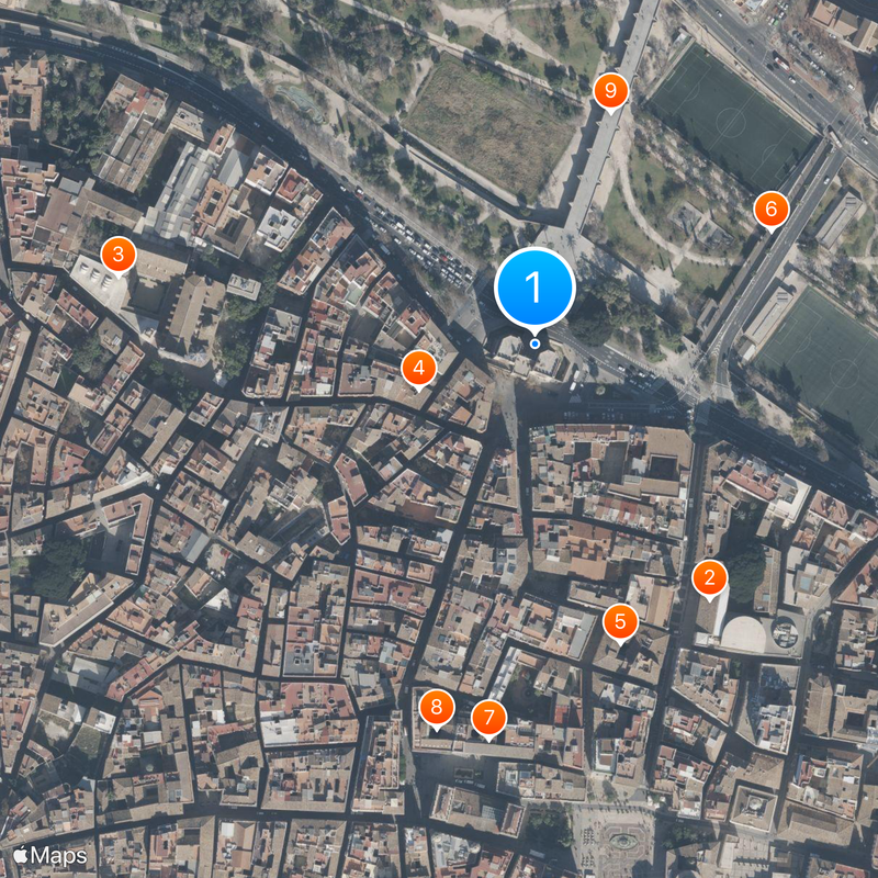 Torres dels Serrans Map