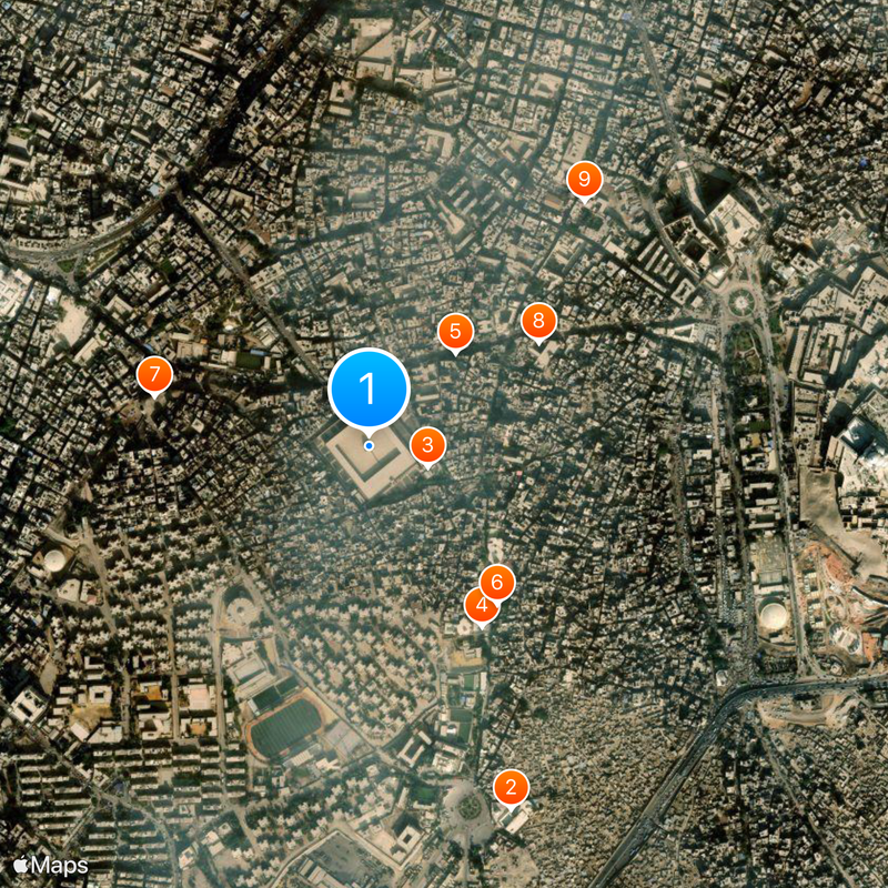 Mezquita de Ibn Tulun Mapa