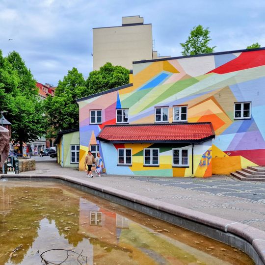 Muurschildering, kunstwerk