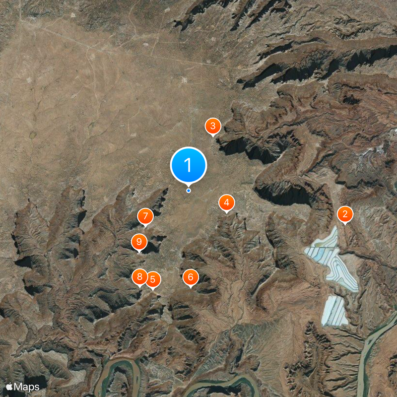 Dead Horse Point State Park Map