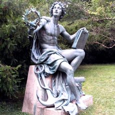 Socha Obchod v parku Lužánky v Brně