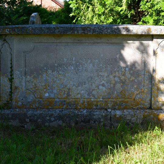 Jeffrey Chest Tomb Approximately 13 Metres North Of Aisle Of Church Of All Saints