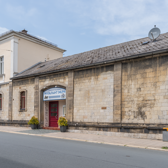Wagenremise des alten Bahnhofes