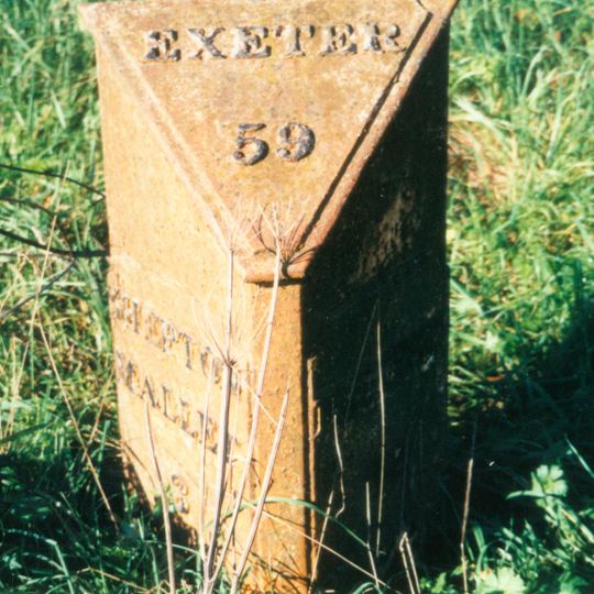 Milepost, Street on the Fosse, nr Bridge Farm