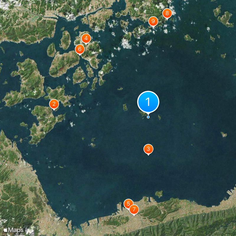 Seto Inland Sea Map